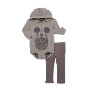 Disney Mickey Mouse Hooded Bodysuit and Pants